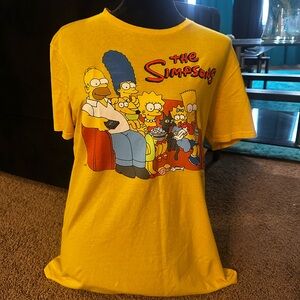 Yellow The Simpsons Graphic T-Shirt